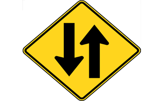 two way traffic sign mutcd